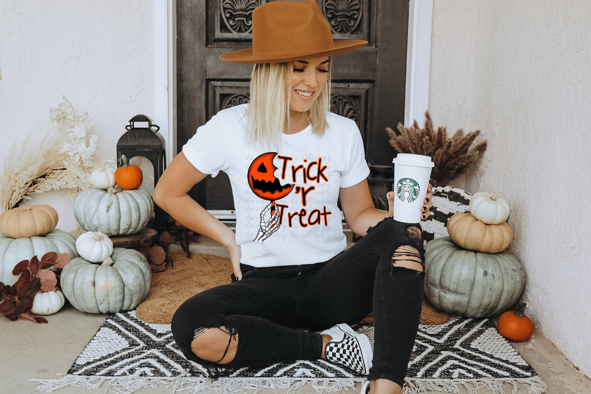 Trick or treat (sucker) 112127 DTF TRANSFER