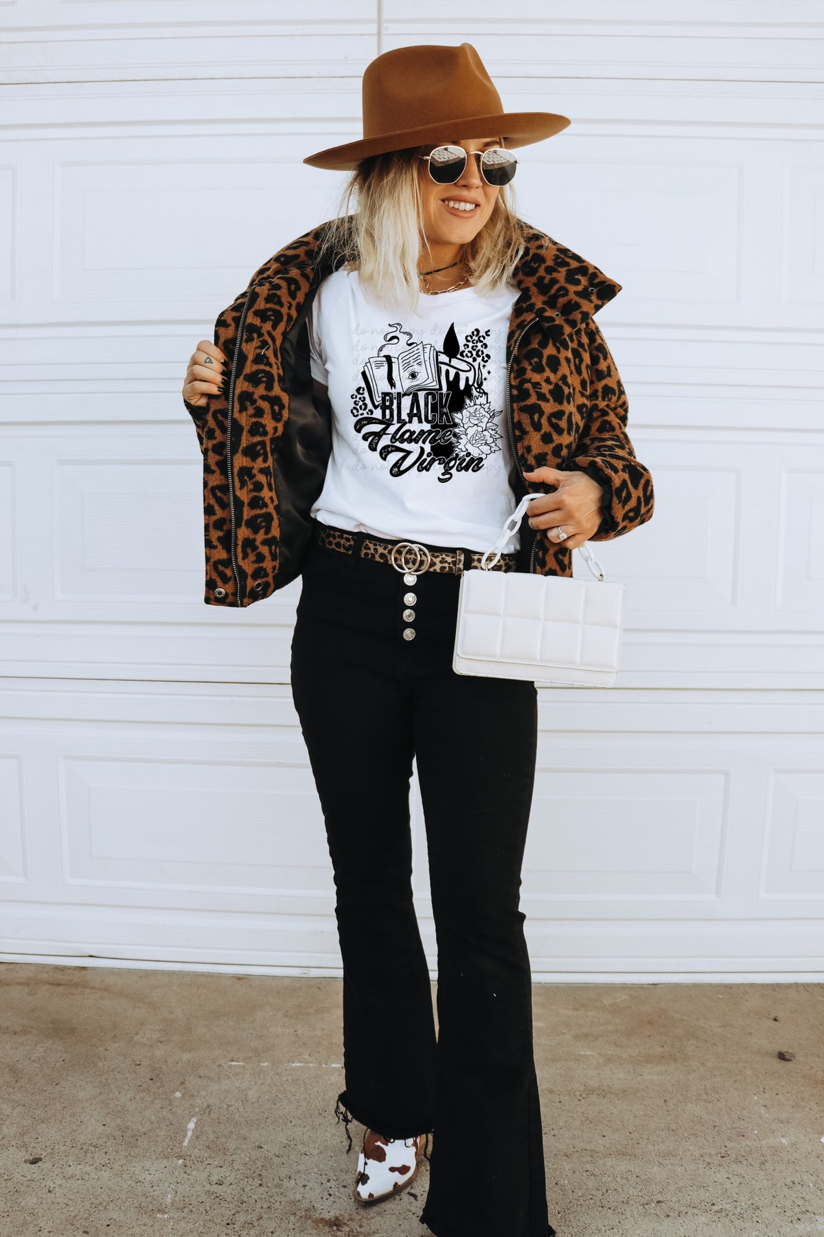 Black flame Virgin BLACK screen print transfer