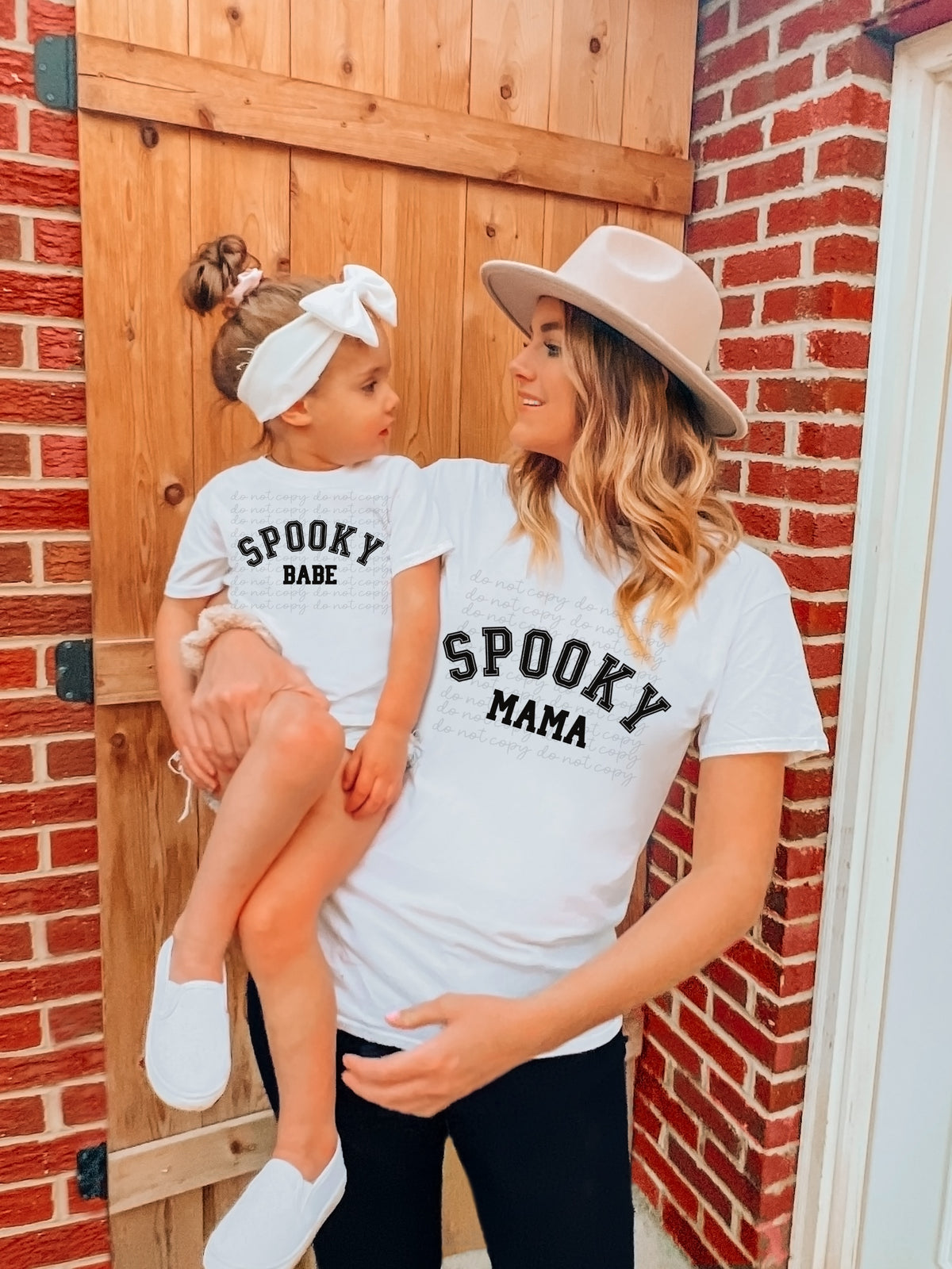 Spooky mama (only) BLACK screen print transfer