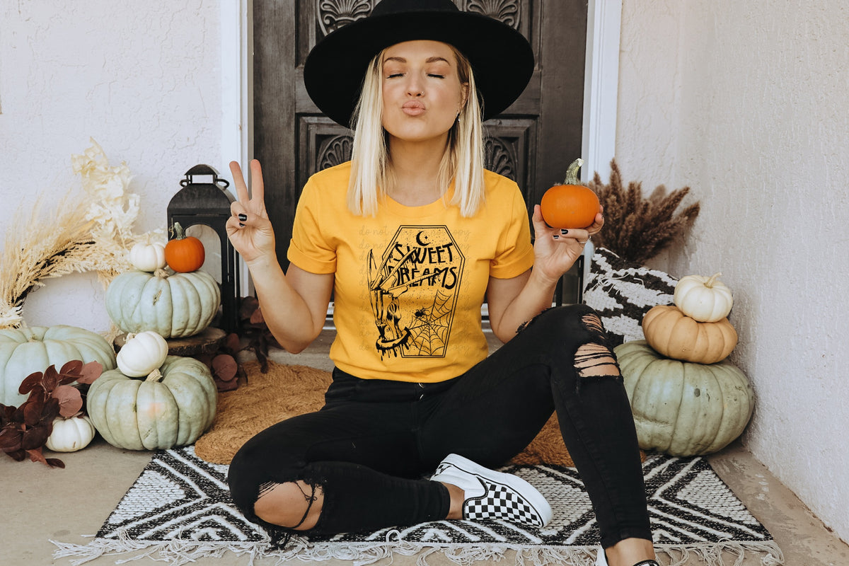 Sweet dreams BLACK screen print transfer