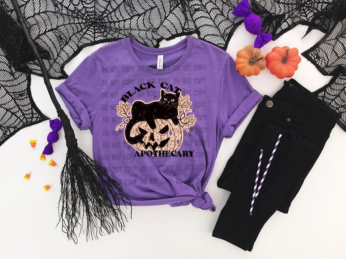 Black cat apothecary 112076 DTF TRANSFER