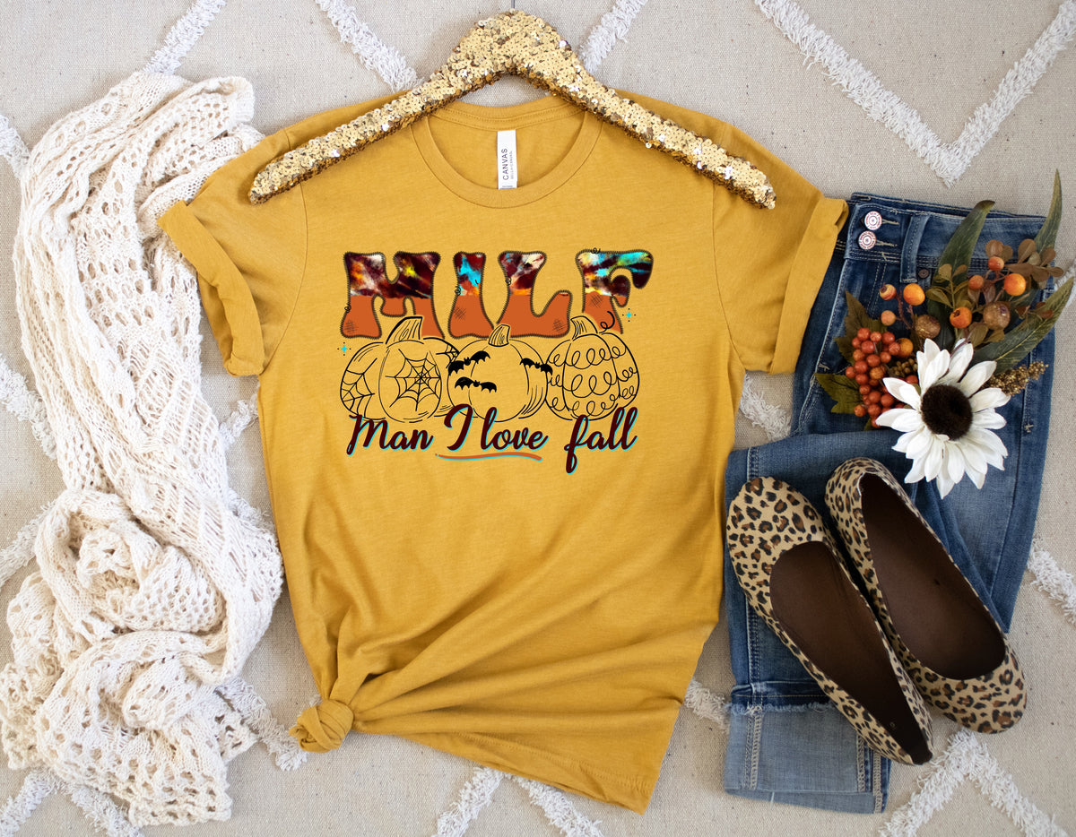 MILF Man I love fall with pumpkins (EMD) 112180 DTF TRANSFER