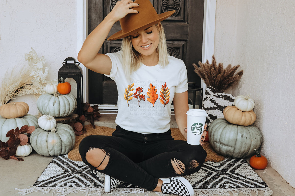 Leaves (4) DTF TRANSFER