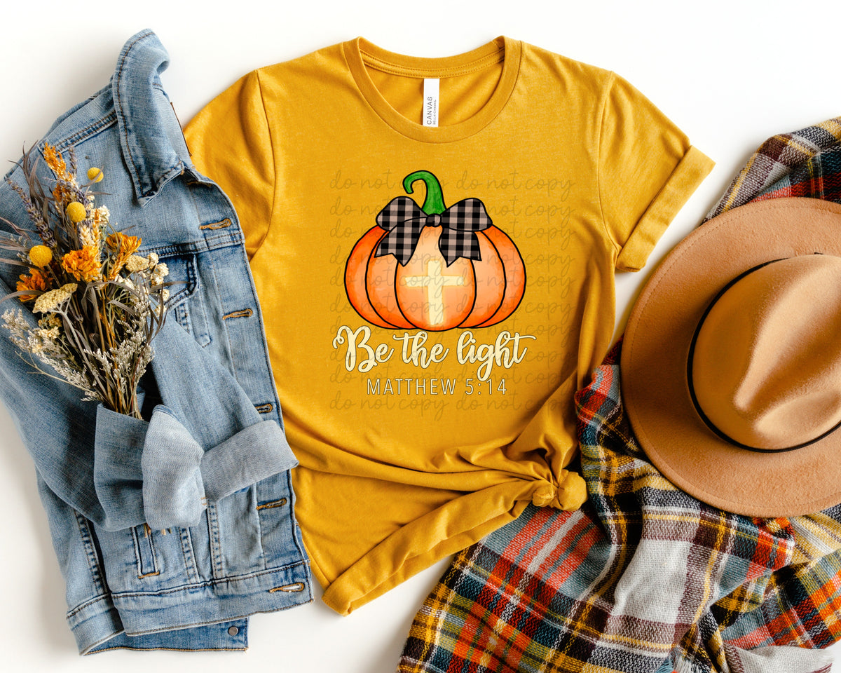 Be the light (pumpkin) 112446 DTF transfer