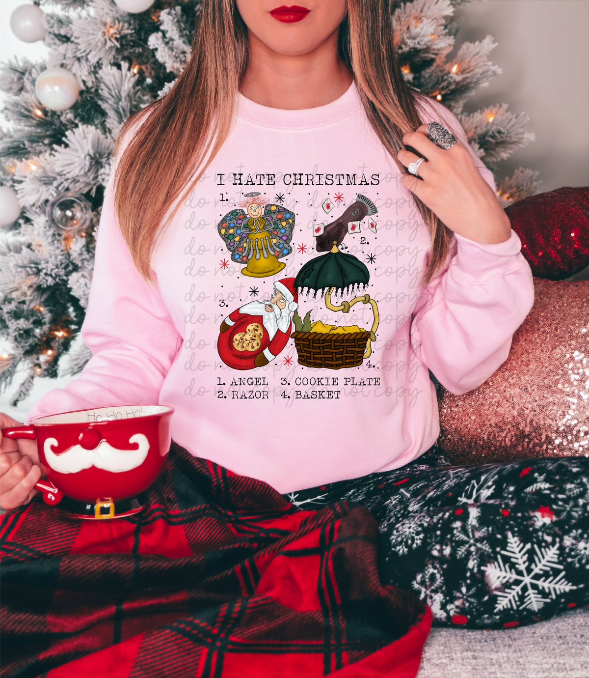 I hate Christmas Chart 112676 DTF TRANSFER