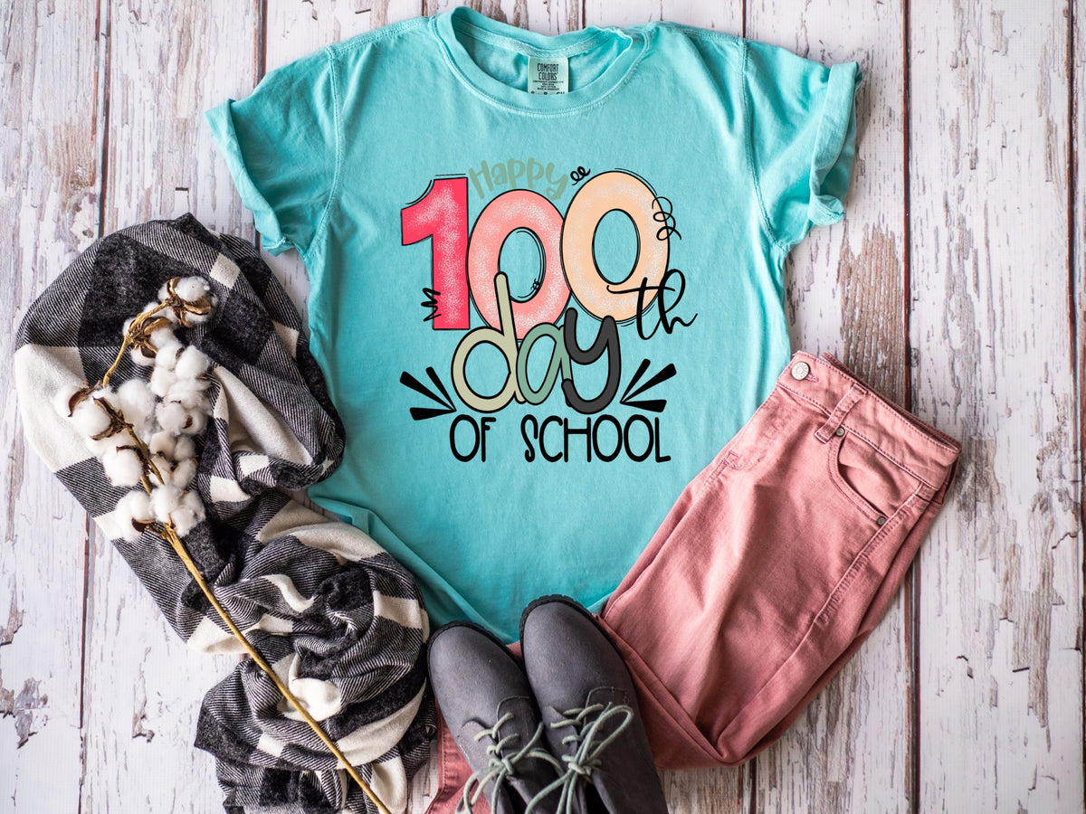 Happy 100th day of school 063 DTF TRANSFER