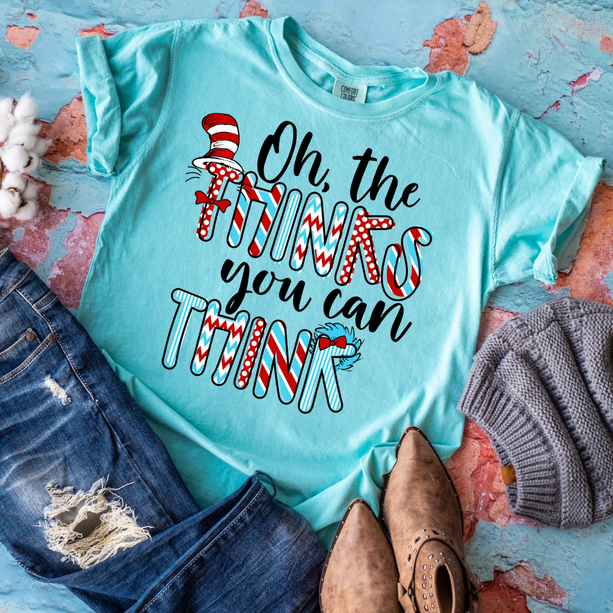 Oh the thinks you can think 057 DTF TRANSFER