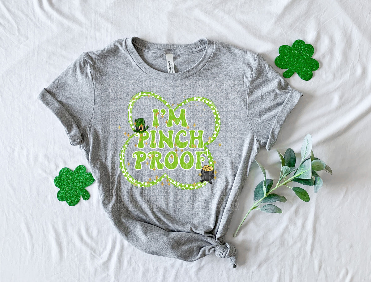 I'm pinch proof with frame 75491 DTF transfer