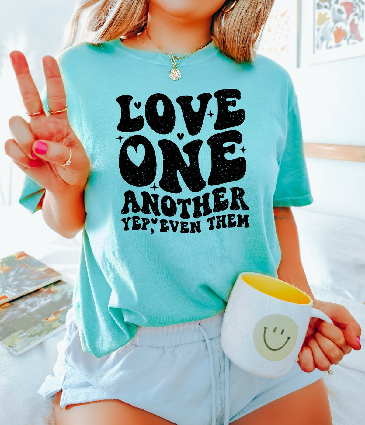 Love one another yep even them BLACK DTF Transfer