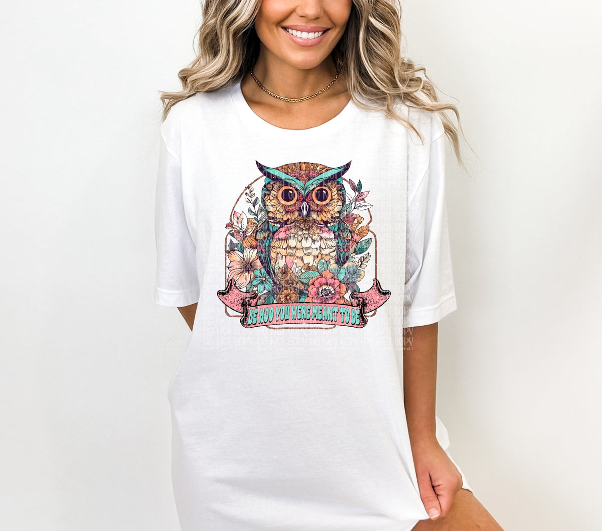 Be hoo you were meant to be colorful owl DTF Transfer