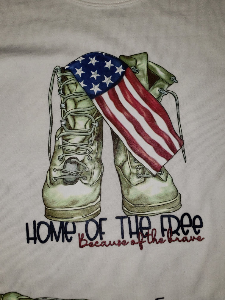 Home of the free because of the brave INFANT