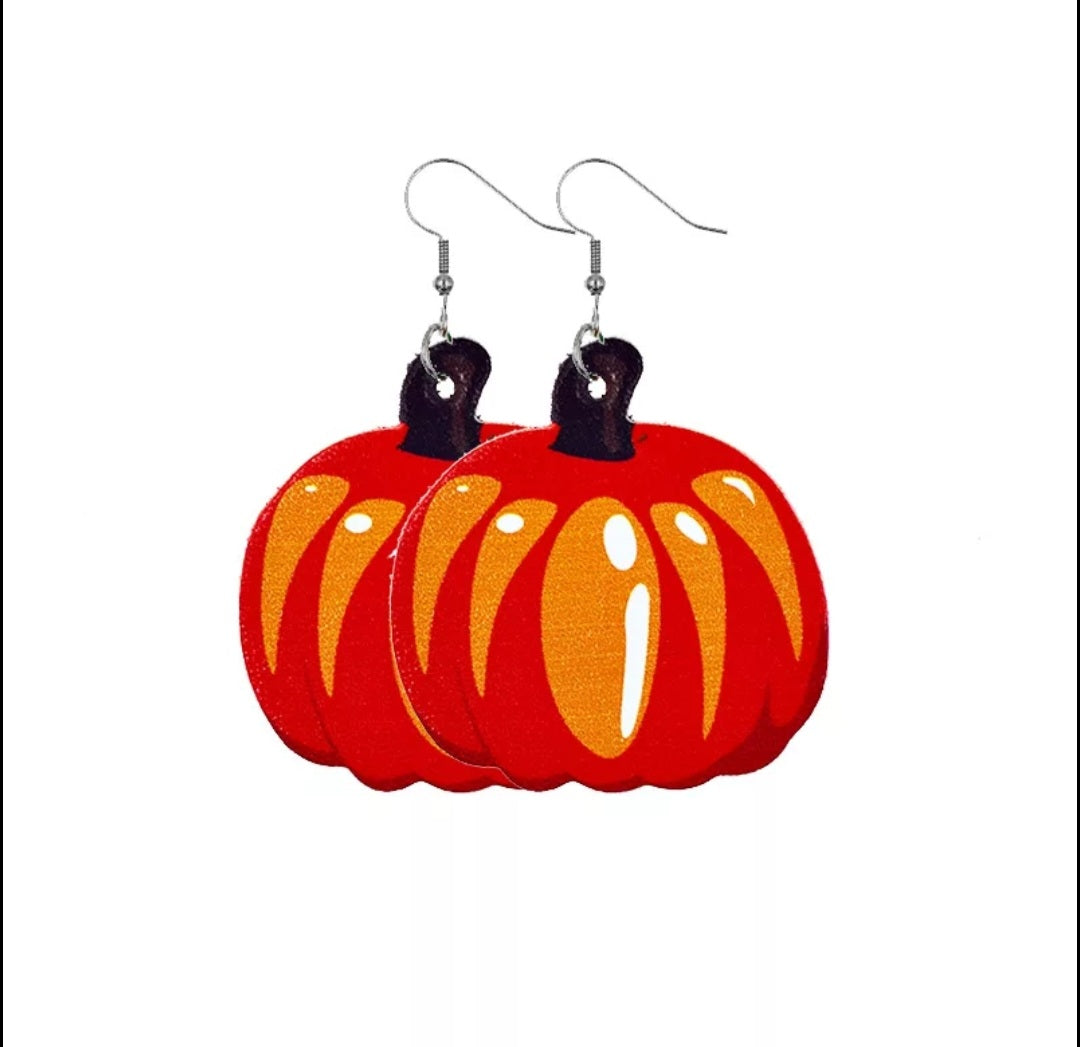 Pumpkin earrings