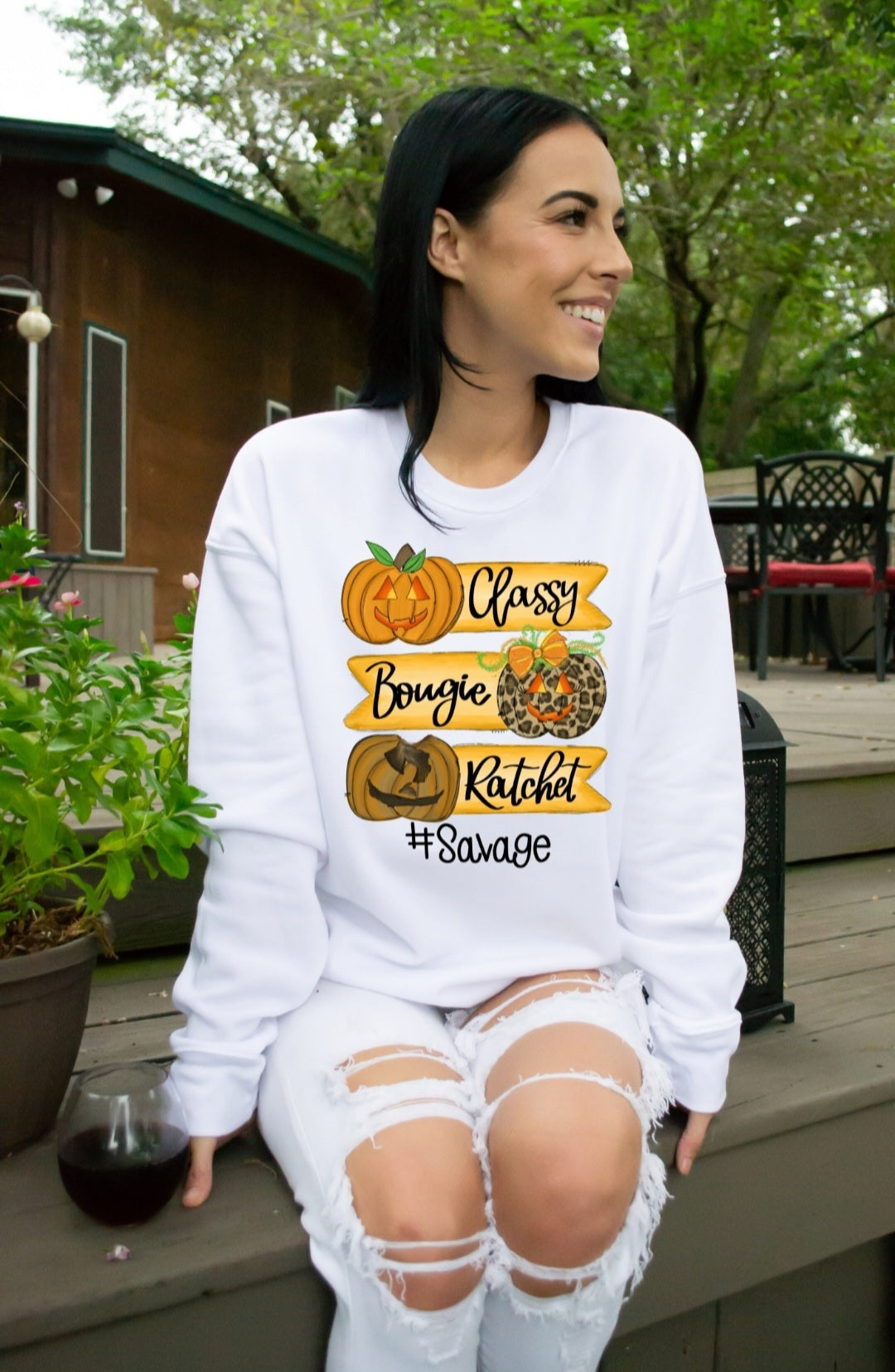 Classy bougie ratchet pumpkins DTF TRANSFER