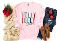 Have a Holly Jolly Christmas Colorful 8535 DTF TRANSFER