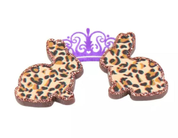 Leopard Bunny Earrings (small)