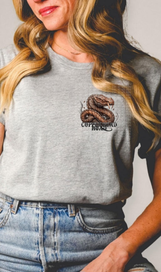 Copperhead road snake DTF Transfer