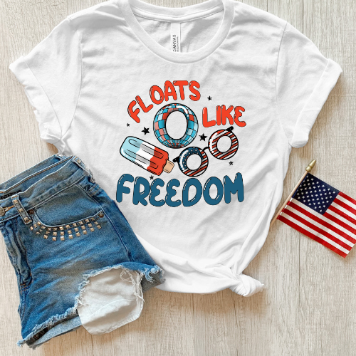 Floats Like Freedom 5064 DTF TRANSFER