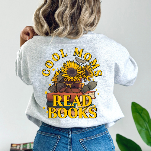 Cool Moms Read Books 3040 DTF TRANSFER
