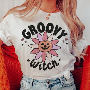 Groovy witch Grunge 112000 DTF TRANSFER