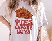 Pies before guys retro distressed retro DTF TRANSFER