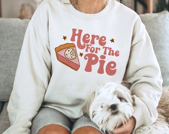 Here for the Pie retro distressed 112367 DTF TRANSFER