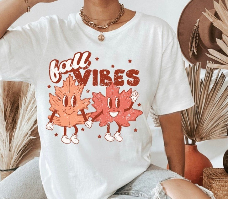 Fall vibes (leaves) 103 DTF TRANSFER