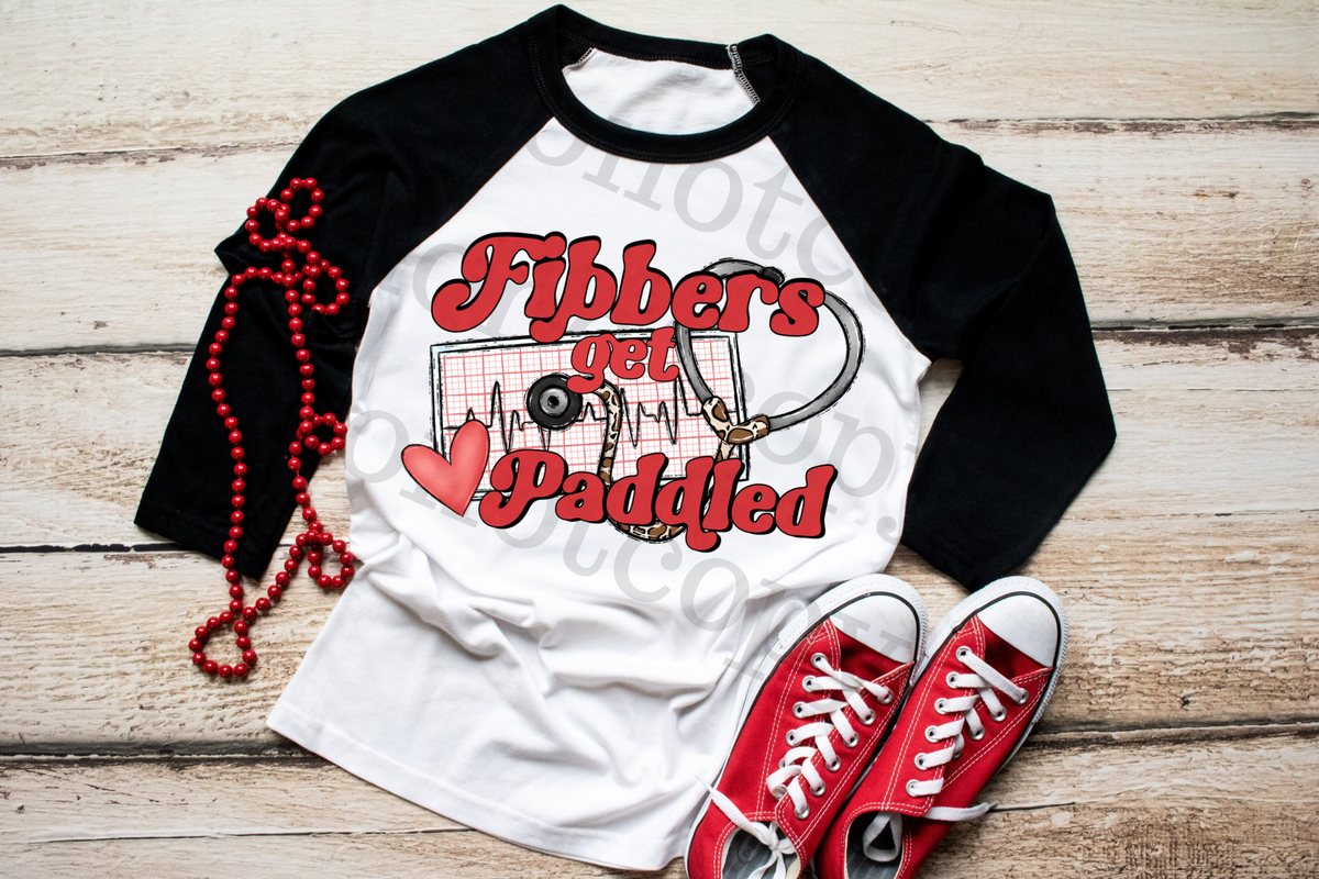 Fibbers get paddled 75386 DTF TRANSFER