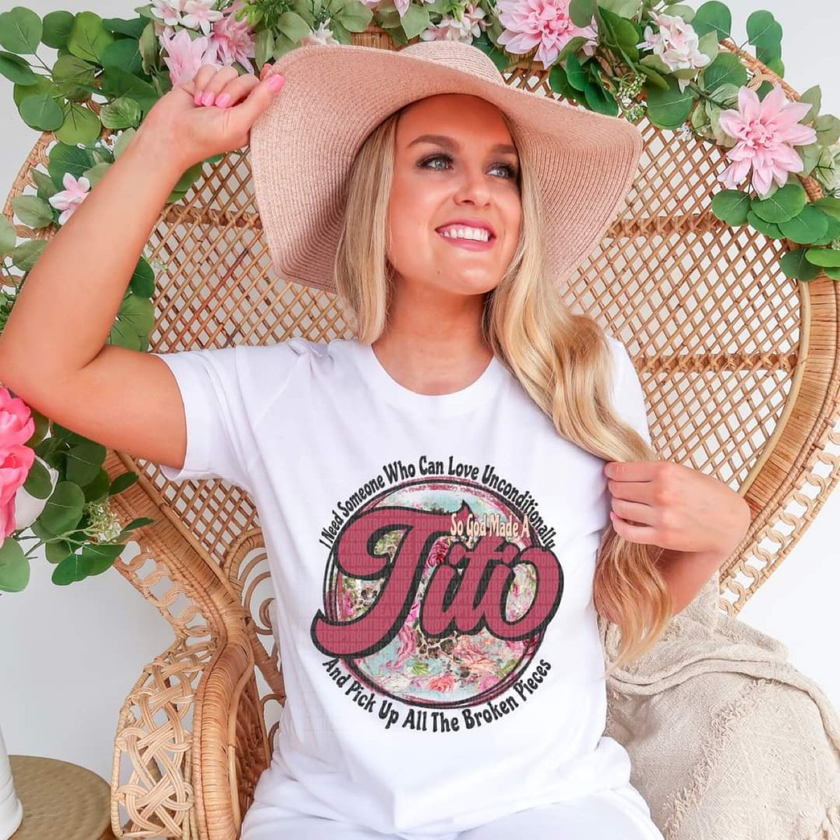 Titi I need someone who can love unconditionally and pick up all the broken pieces CIRCLE DTF TRANSFER