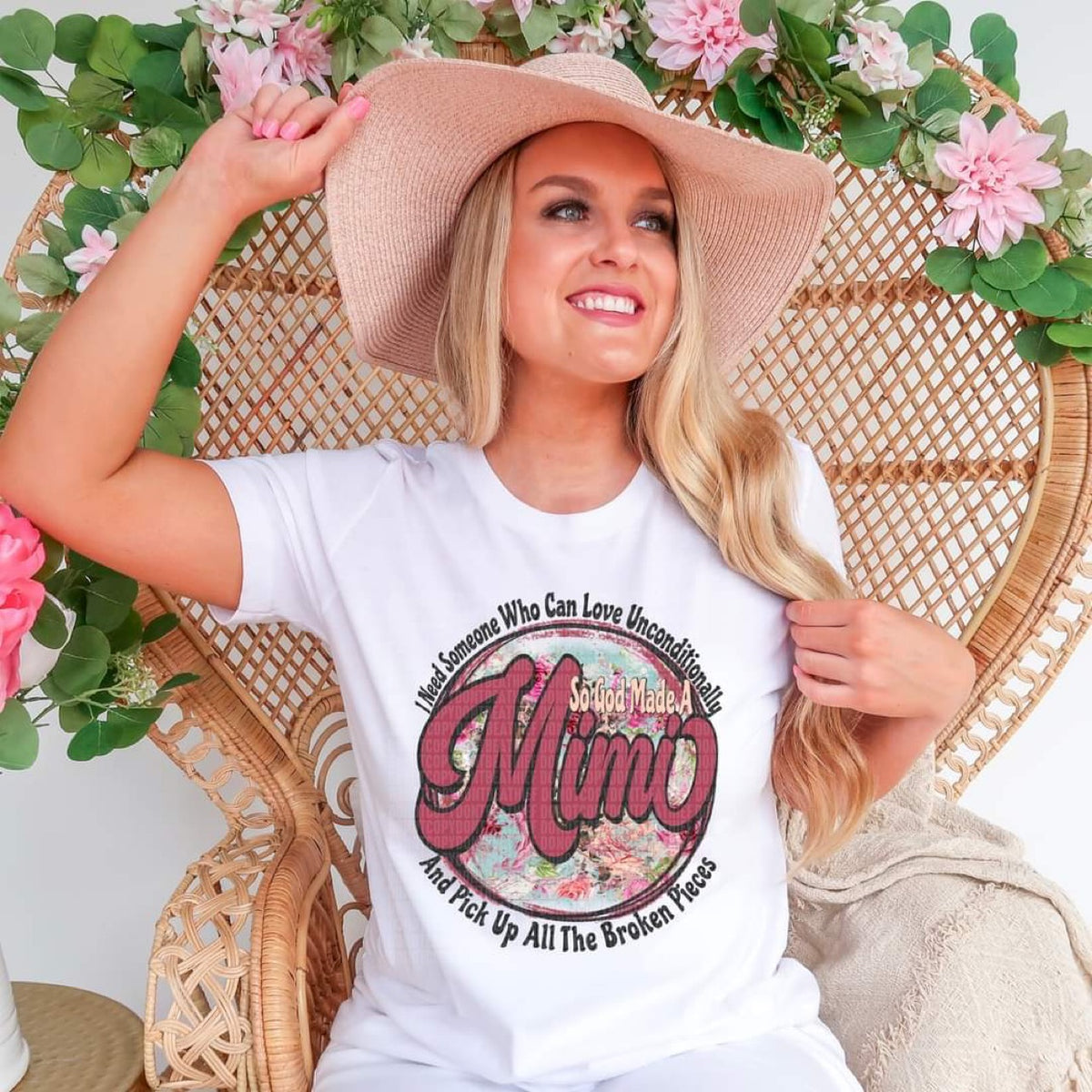 MIMI I need someone who can love unconditionally and pick up all the broken pieces CIRCLE DTF TRANSFER