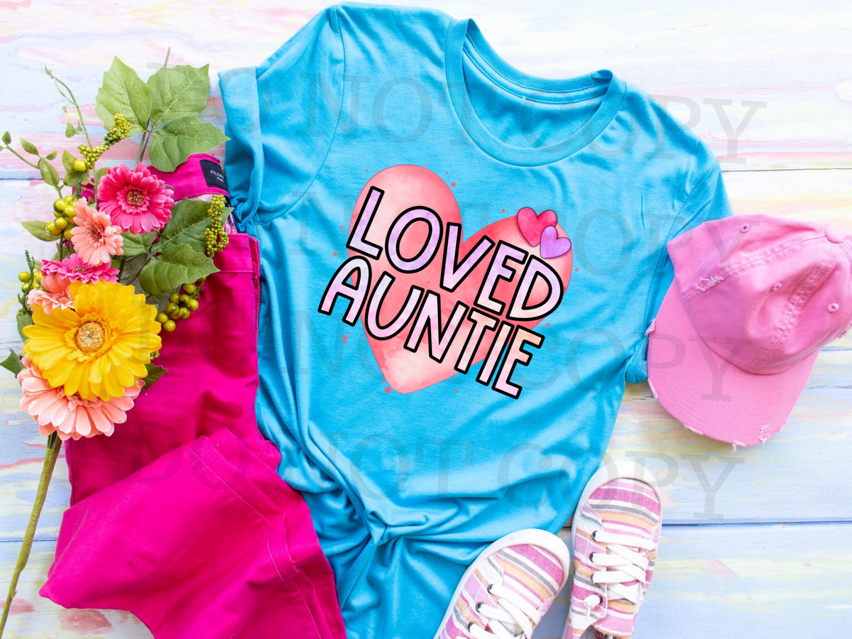Loved Auntie 112746 DTF TRANSFER