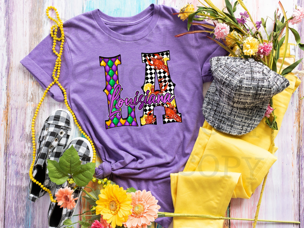 Louisiana LA 112734 DTF TRANSFER