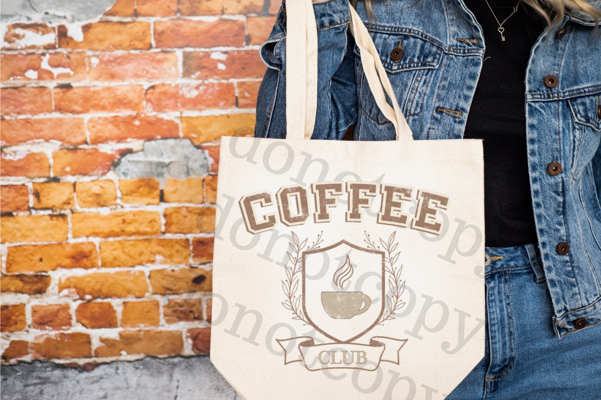 Coffee Club 112729 DTF TRANSFER