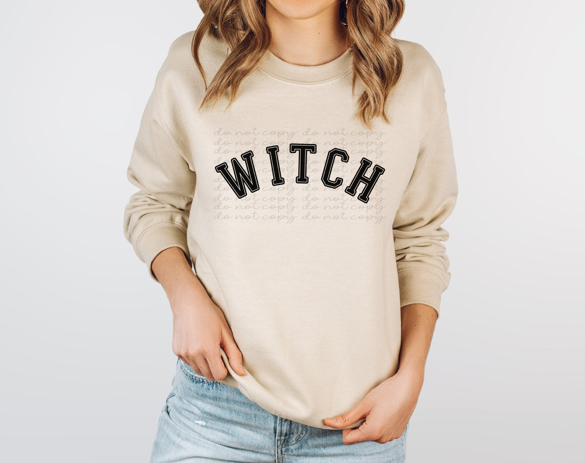 Witch BLACK screen print transfer