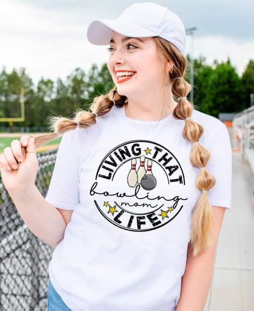 Living That Bowling Mom Life DTF transfer