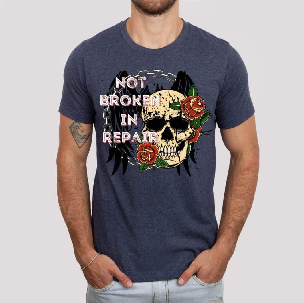 Not broken in repair DTF transfer