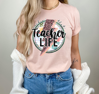 Teacher Life Lightning bolt 2143 DTF transfer