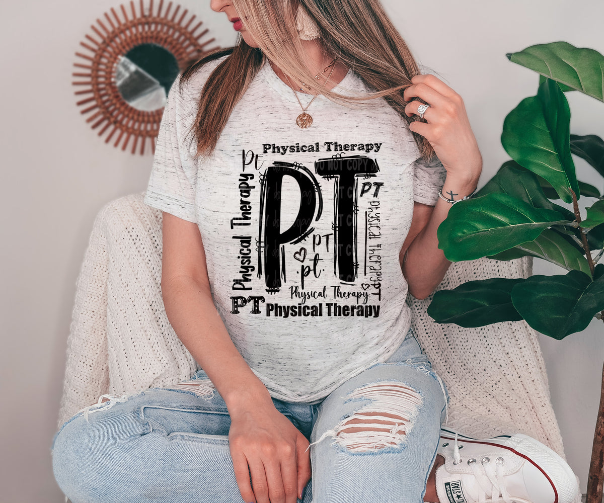 Physical Therapist subway DTF transfer