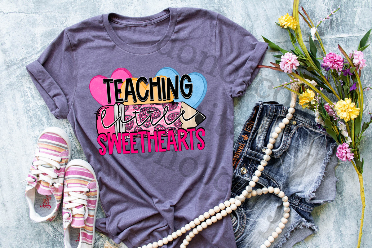 Teaching Little Sweethearts 112490 DTF TRANSFER