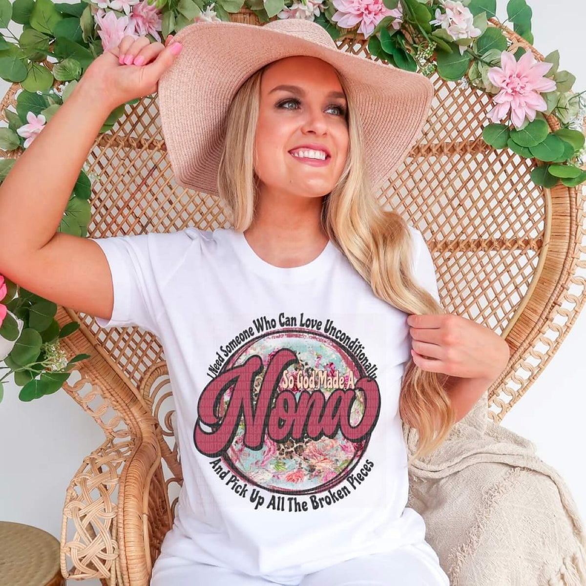 NONA I need someone who can love unconditionally and pick up all the broken pieces CIRCLE DTF TRANSFER