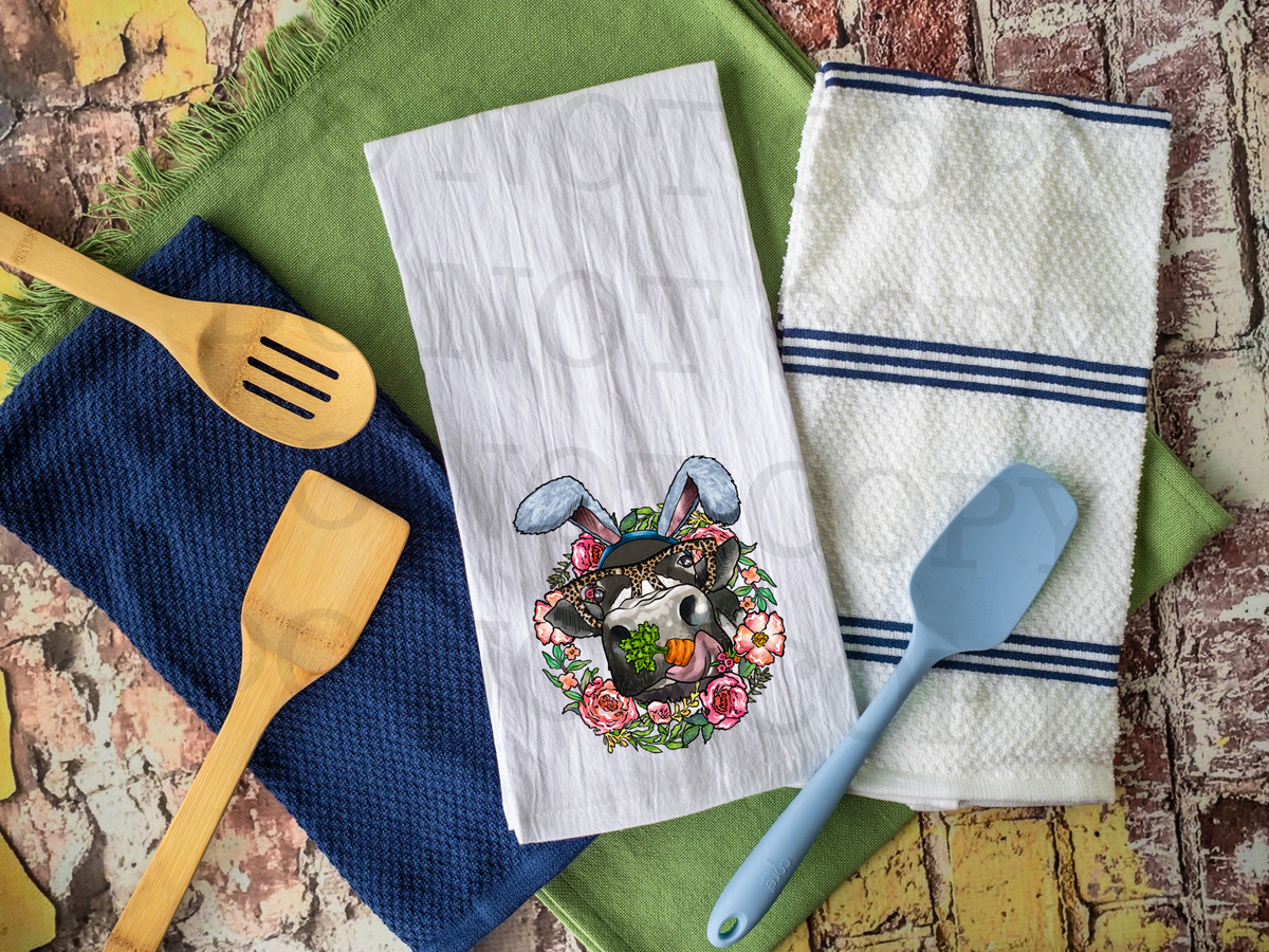 Easter Day Cow 112735 DTF TRANSFER