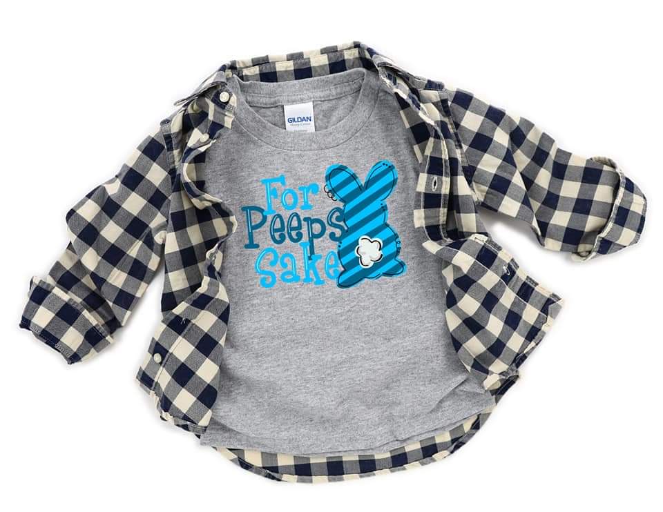 For peeps sake BLUE DTF TRANSFER