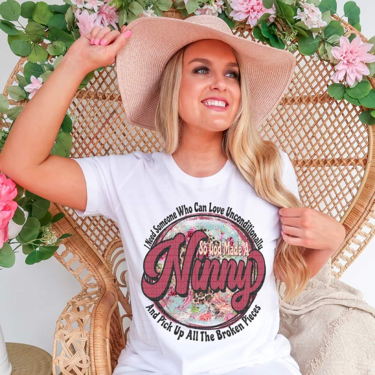 Ninny I need someone who can love unconditionally and pick up all the broken pieces CIRCLE DTF TRANSFER