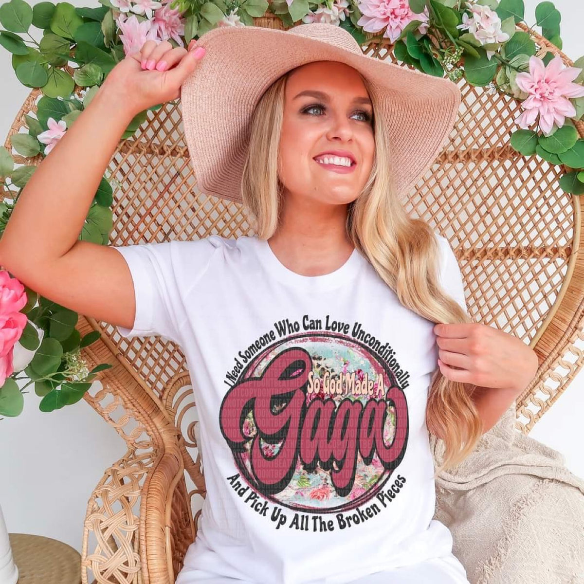 GAGA I need someone who can love unconditionally and pick up all the broken pieces CIRCLE DTF TRANSFER