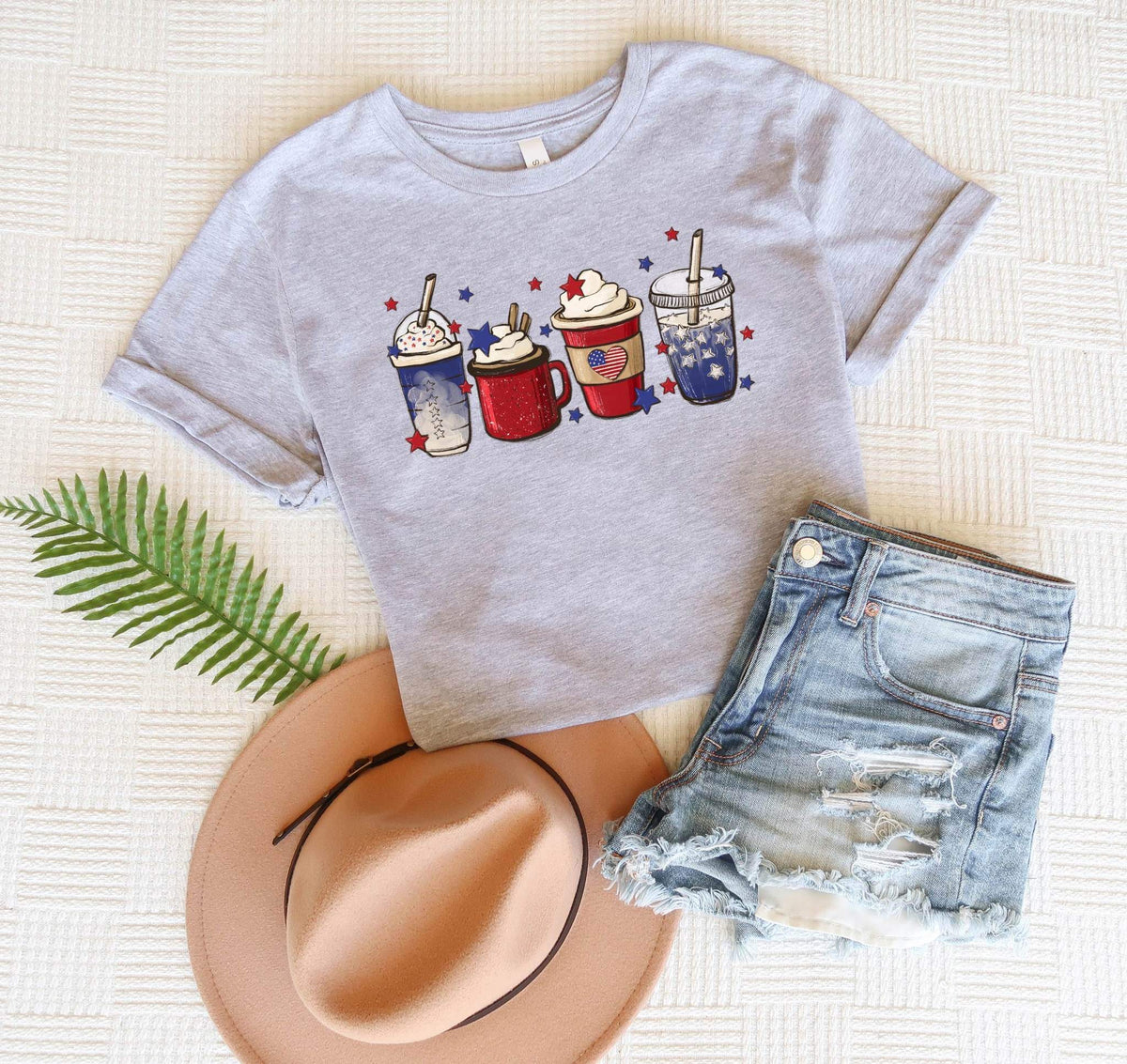 Patriotic Coffees DTF transfer