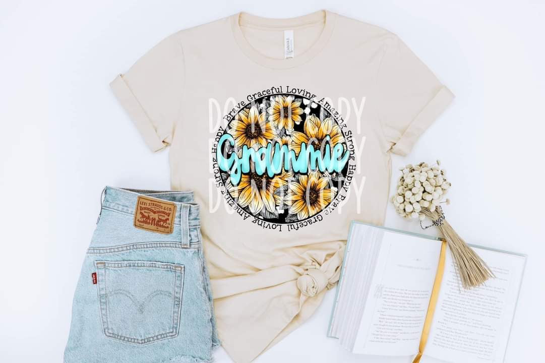 Happy Brave Graceful Loving Amazing GRAMMIE DTF TRANSFER