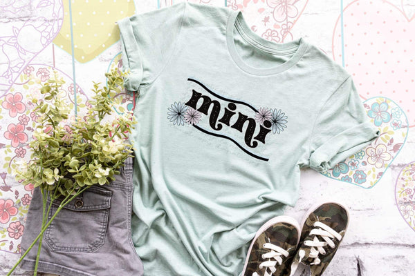 Mini (with flowers and matching mama print) DTF TRANSFER