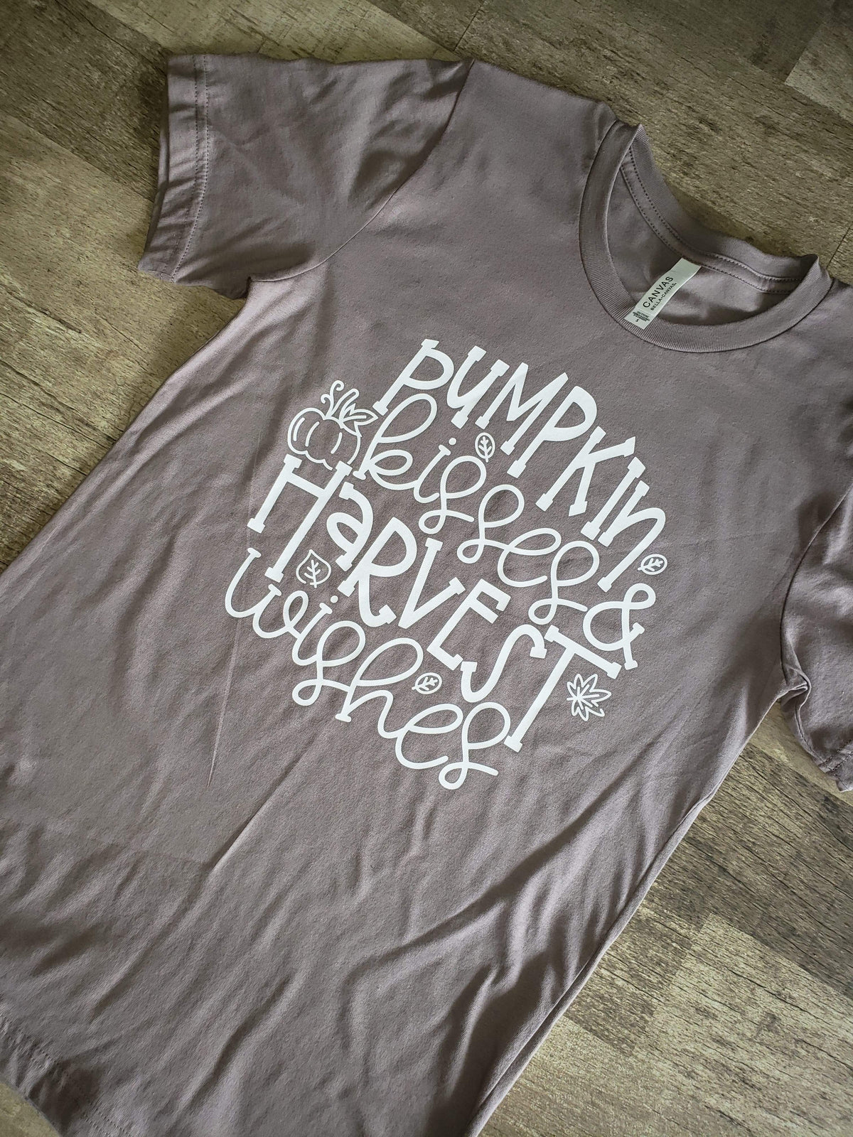 Pumpkin kisses and harvest kisses screen print transfer