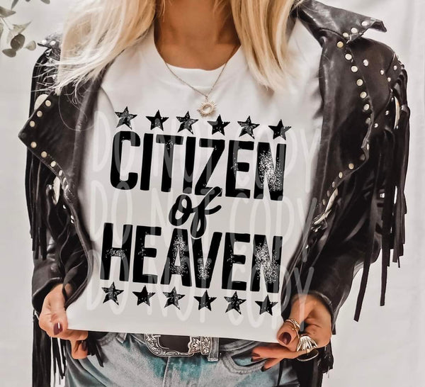 Citizen of Heaven DTF transfer