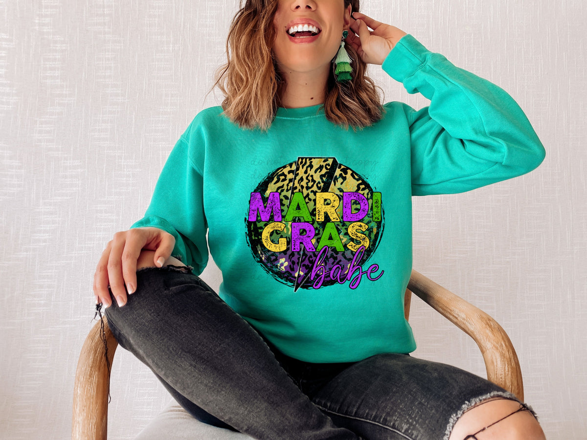 Mardi Gras Babe 75378 DTF TRANSFER