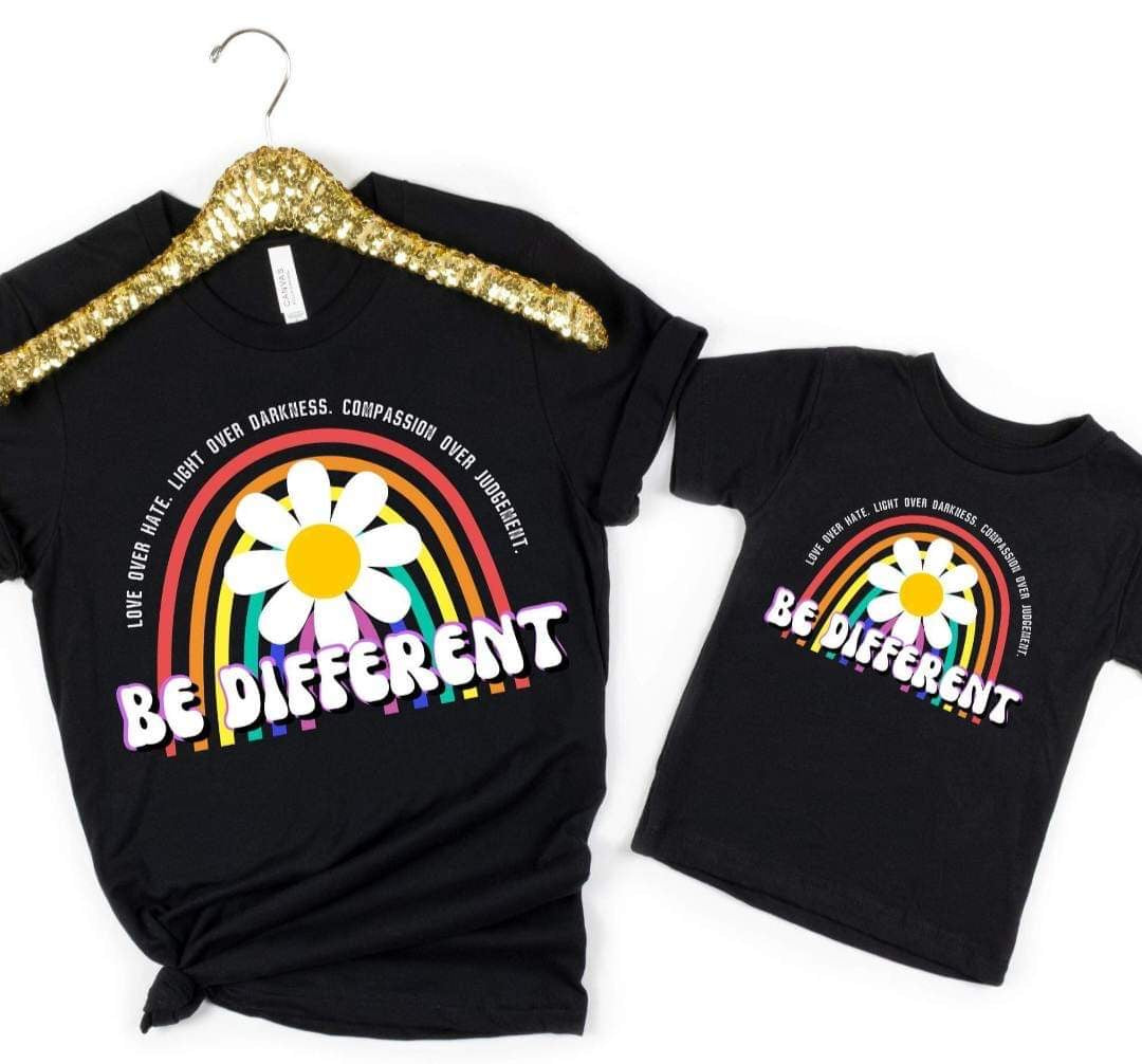 Be Different (Groovy) DTF transfer